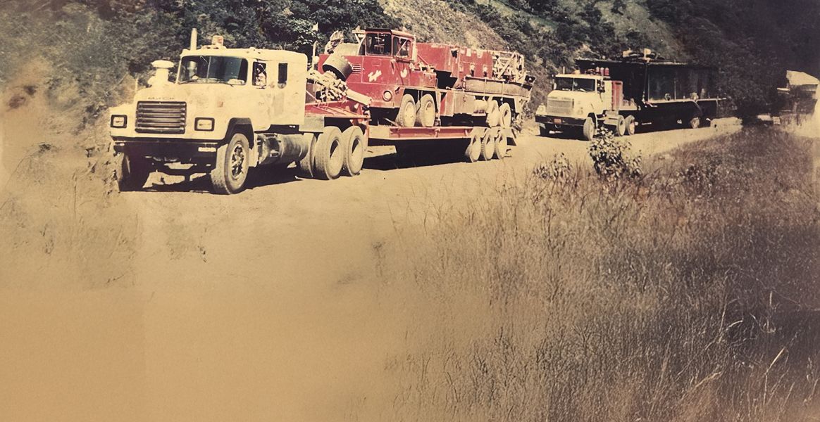 Slide de proyectos destacados en transporte de carga sobredimensionada