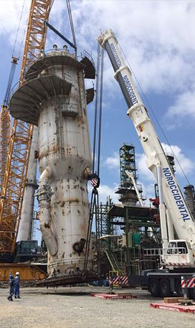 Proyecto de repotenciación de refinería de Esmeraldas sector petróleo y gas